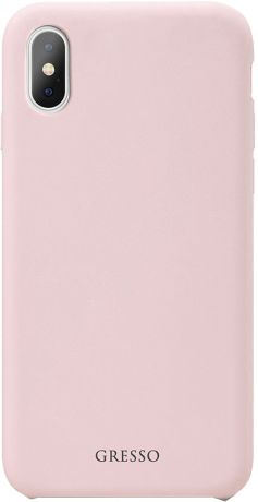 Клип-кейс Gresso Mer для Apple iPhone XS (розовый)