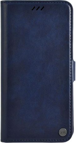 Чехол-книжка Uniq Journa Heritage для Apple iPhone XR (темно-синий)