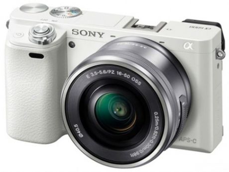 Фотоаппарат со сменной оптикой Sony Alpha 6000 Kit 16-50 mm (белый)