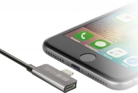 Кабель InterStep ChargeN Listen для Apple Lightning 8 pin (черный)