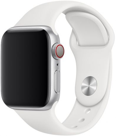 Ремешок Apple Sport Band для Watch 40 мм размеры S/M и M/L (белый)