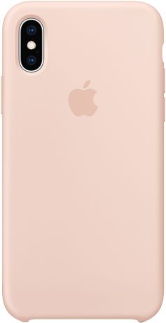 Клип-кейс Apple Silicone для iPhone XS Max (розовый песок)