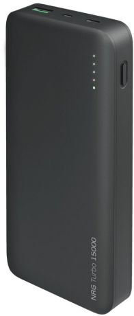 Портативное зарядное устройство Deppa NRG Turbo 15000 мАч (черный, графит)