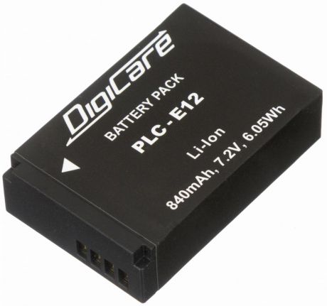 Аккумулятор для фотоаппарата Digicare PLC-E12/LP-E12