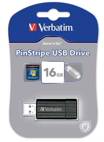 USB флешка Verbatim Store 'n' Go PinStripe 16GB