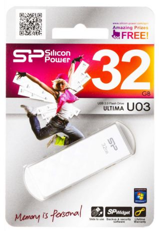 USB флешка Silicon Power Ultima U03 32Gb (белый)
