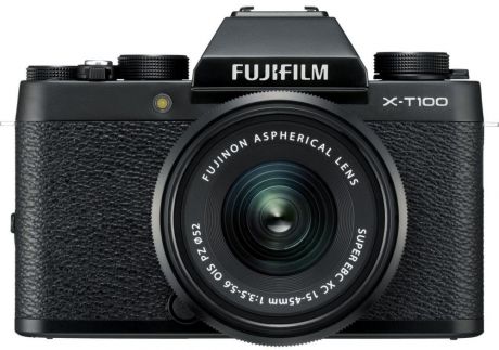 Цифровой фотоаппарат Fujifilm X-T100 Kit 15-45mm (черный)