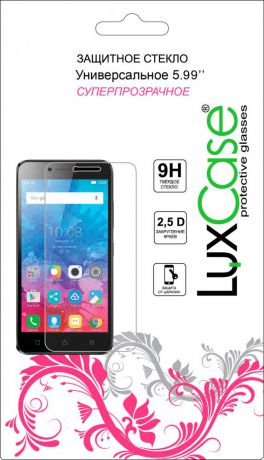 Защитное стекло Luxcase для смартфонов до 5.99" (глянцевое)