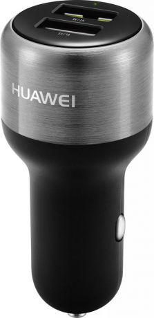 Автомобильное зарядное устройство Huawei AP31 2USB с функцией быстрой зарядки + кабель Type-C (черный)