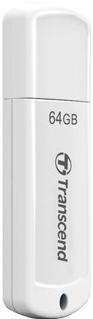 USB флешка Transcend JetFlash 370 64Гб (белый)