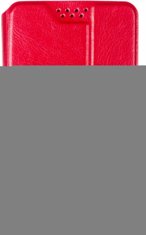 Чехол-книжка Clever slideUP универсальный S 3.5-4.3'' (красный)