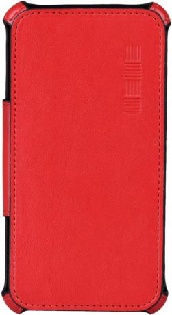 Чехол-книжка InterStep Crab для Lenovo A606 (красный)