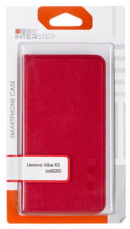 Чехол-книжка InterStep Vibe для Lenovo Vibe K5 A6020 (красный)