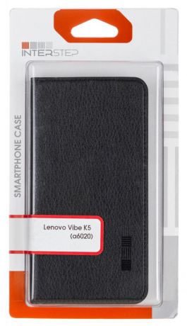 Чехол-книжка InterStep Vibe для Lenovo Vibe K5 A6020 (черный)