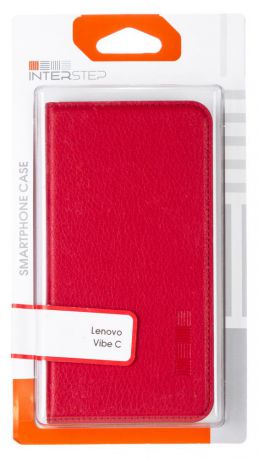 Чехол-книжка InterStep Vibe для Lenovo Vibe C A2020 (красный)