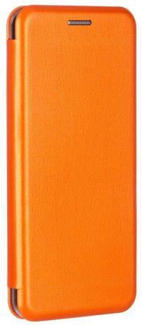 Чехол-книжка Oxy Fashion Shell для Samsung Galaxy A8 (2018) (оранжевый)