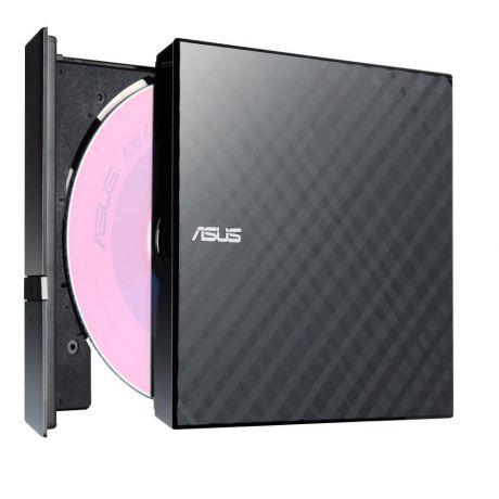 Оптический привод для ноутбука ASUS SDRW-08D2S-U Lite USB 2.0 (черный)