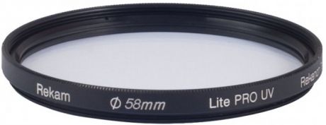 Светофильтр Rekam Lite PRO UV 58 мм (черный)