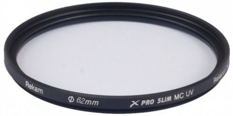 Светофильтр Rekam X PRO SLIM UV MC 62 мм (черный)