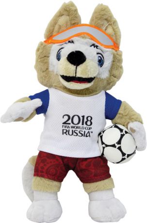Мягкая игрушка  FIFA -2018 Т11384 Волк Забивака, 24см