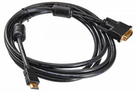 Кабель Buro HDMI (m)- DVI-D (m) 3м (черный)