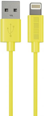 Кабель InterStep USB-Apple 8pin MFI 1м (желтый)