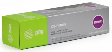 Тонер-картридж Cactus CS-TN1075 для Brother HL-1110/1112/1510/1512/1810/1815 (черный)