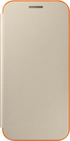 Чехол-книжка Samsung Neon Flip Cover EF-FA320 для Galaxy A3 (2017) (золотистый)