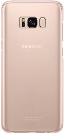 Клип-кейс Samsung Clear Cover для Galaxy S8+ (розовый)