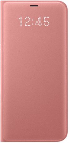 Чехол-книжка Samsung LED View для Galaxy S8+ (розовый)