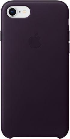Клип-кейс Apple Leather Case для iPhone 7/8 (баклажановый)
