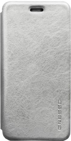 Чехол-книжка Gresso Atlant для Sony Xperia XA2 (серебристый)