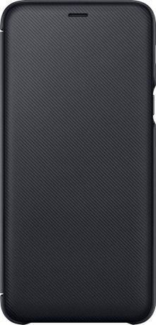 Чехол-книжка Samsung Wallet Cover EF-WA605 для Galaxy A6+ (черный)