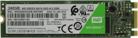 Внутренний SSD накопитель WD WD GREEN PC SSD 240 GB (WDS240G2G0B)