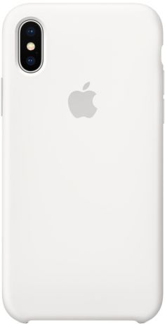 Клип-кейс Apple Silicone Case для iPhone X (белый)
