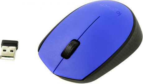 Мышь Logitech M171 (черно-синий)