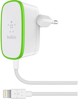 Сетевое зарядное устройство Belkin F8J204vf06 Apple 8pin 2.4A (белый)
