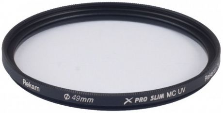 Светофильтр Rekam X PRO SLIM UV MC 49 мм (черный)