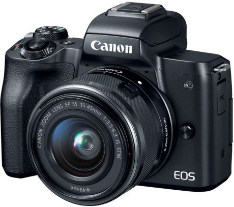Цифровой фотоаппарат Canon EOS M50 15-45 IS STM (черный)