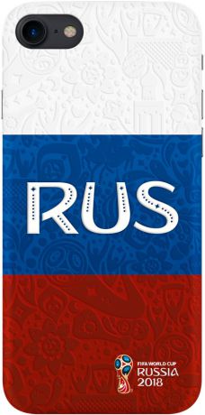 Клип-кейс Deppa FIFA для Apple iPhone 8/7 Flag Russia (триколор)
