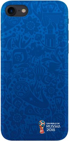 Клип-кейс Deppa FIFA для Apple iPhone 8/7 Official Pattern (синий)