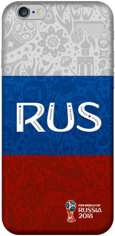 Клип-кейс Deppa FIFA для Apple iPhone 6/6S Flag Russia (триколор)