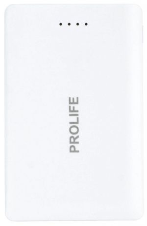 Портативное зарядное устройство Prolife PWB01-2500 2500мАч (белый)