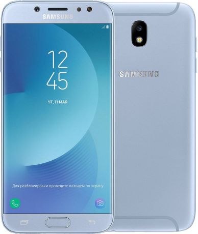 Мобильный телефон Samsung J730 Galaxy J7 (2017) (голубой)
