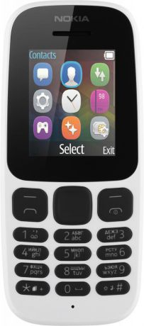 Мобильный телефон Nokia 105 Dual SIM (2017) (белый)