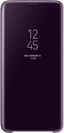 Чехол-книжка Samsung Clear View Standing EF-ZG965C для Galaxy S9+ (фиолетовый)