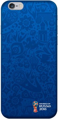 Клип-кейс Deppa FIFA для Apple iPhone 6/6S Official Pattern (синий)