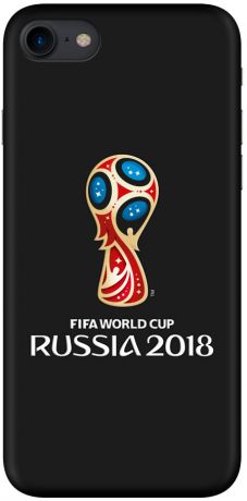 Клип-кейс Deppa FIFA для Apple iPhone 8/7 Official Emblem (черный)