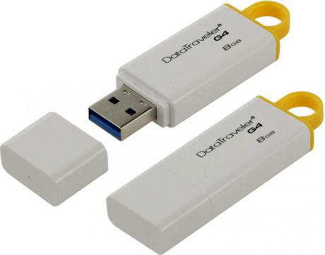 USB флешка Kingston DataTraveler G4 8Gb (белый)