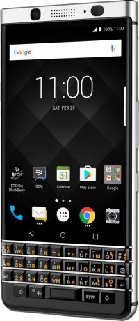 Мобильный телефон BlackBerry KeyOne (серебристый)